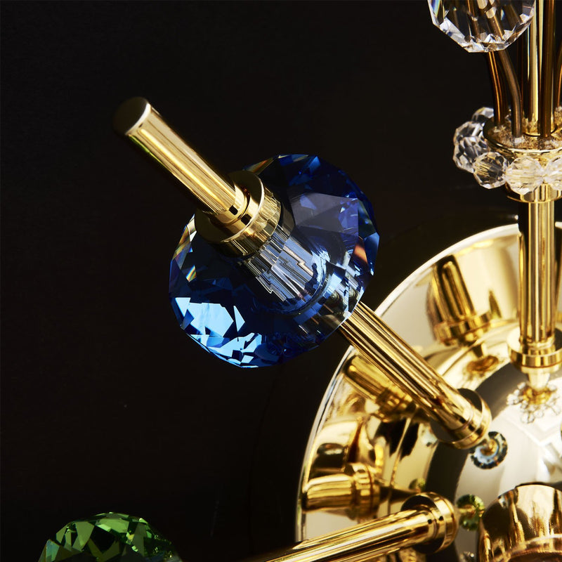 Constellation 3-Light Wall Sconce in Gold
