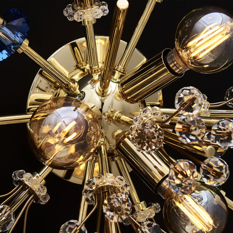 Constellation 3-Light Wall Sconce in Gold
