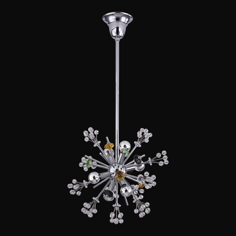 Constellation 6-Light Mini Chandelier in Polished Chrome