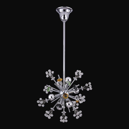 Constellation 6-Light Mini Chandelier in Polished Chrome