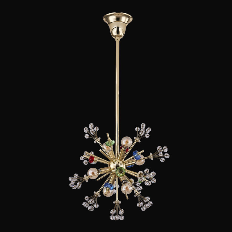 Constellation 6-Light Mini Chandelier in Gold