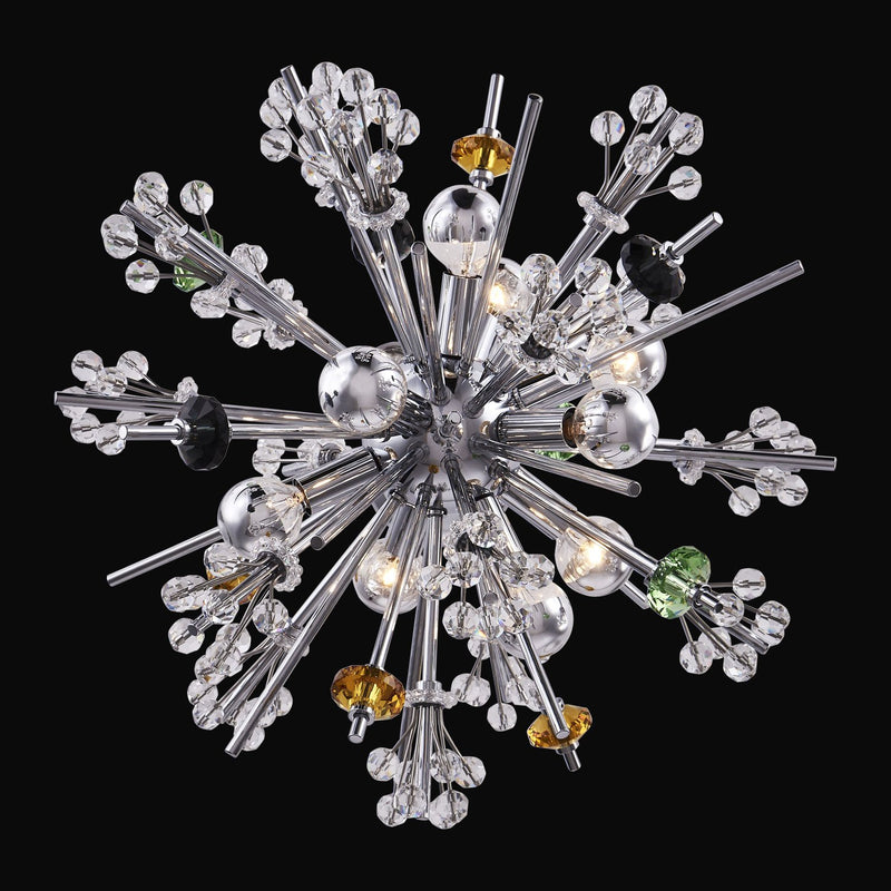 Constellation 10-Light Chandelier in Polished Chrome