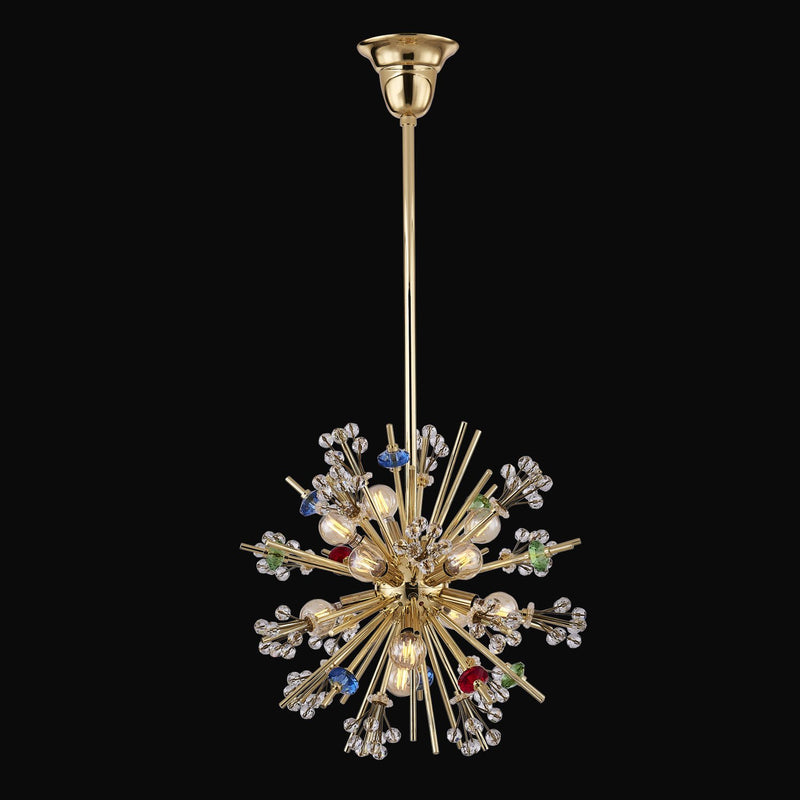 Constellation 10-Light Chandelier in Gold