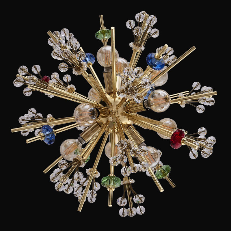 Constellation 10-Light Chandelier in Gold