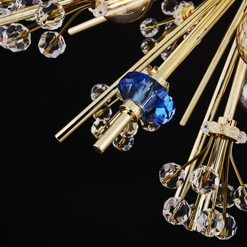 Constellation 10-Light Chandelier in Gold