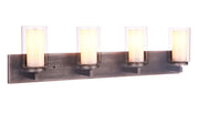 Texture 4 Light 33" Vanity in Natural Iron/Vintage Iron