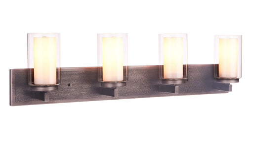 Texture 4 Light 33" Vanity in Natural Iron/Vintage Iron