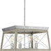 Briarwood Four Light Chandelier in Galvanized Finish