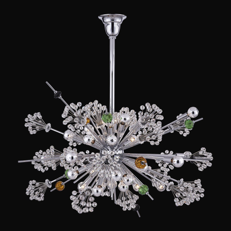 Constellation 30-Light 36" Chandelier in Polished Chrome