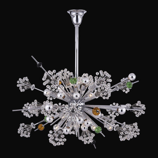Constellation 30-Light 36" Chandelier in Polished Chrome