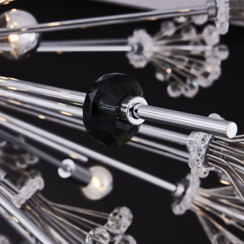 Constellation 30-Light 36" Chandelier in Polished Chrome