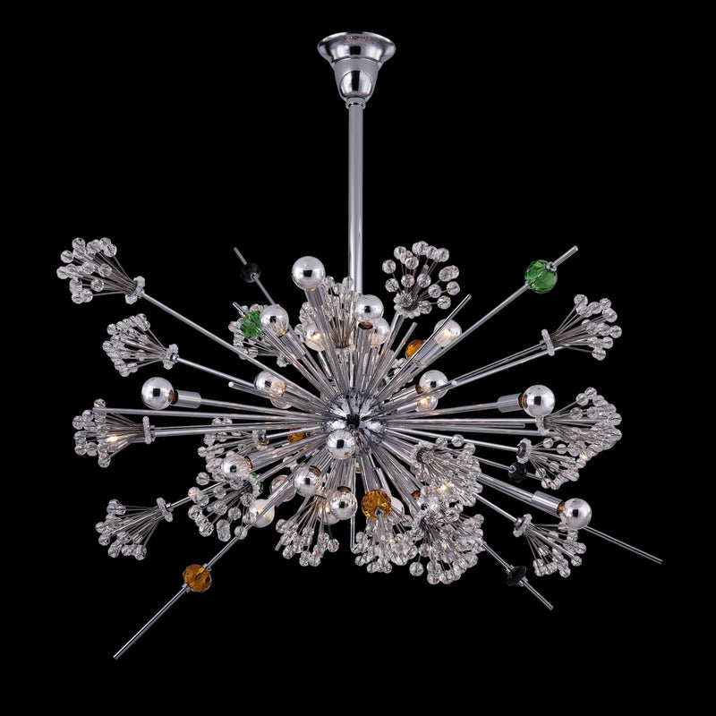 Constellation 30-Light 47" Chandelier in Polished Chrome