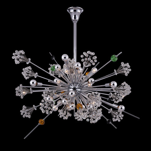 Constellation 30-Light 47" Chandelier in Polished Chrome