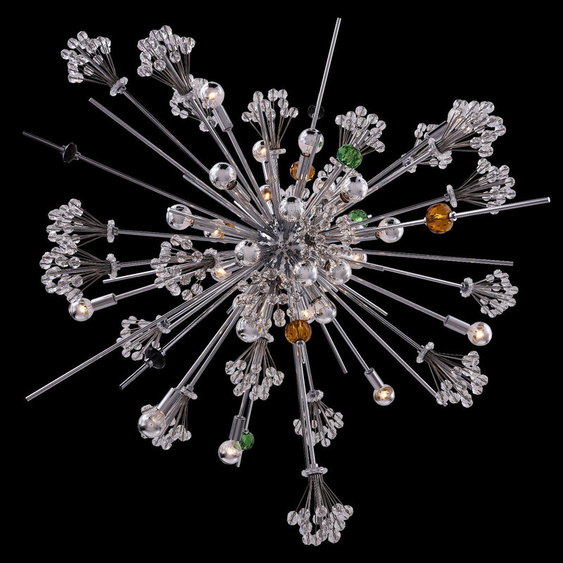 Constellation 30-Light 47" Chandelier in Polished Chrome