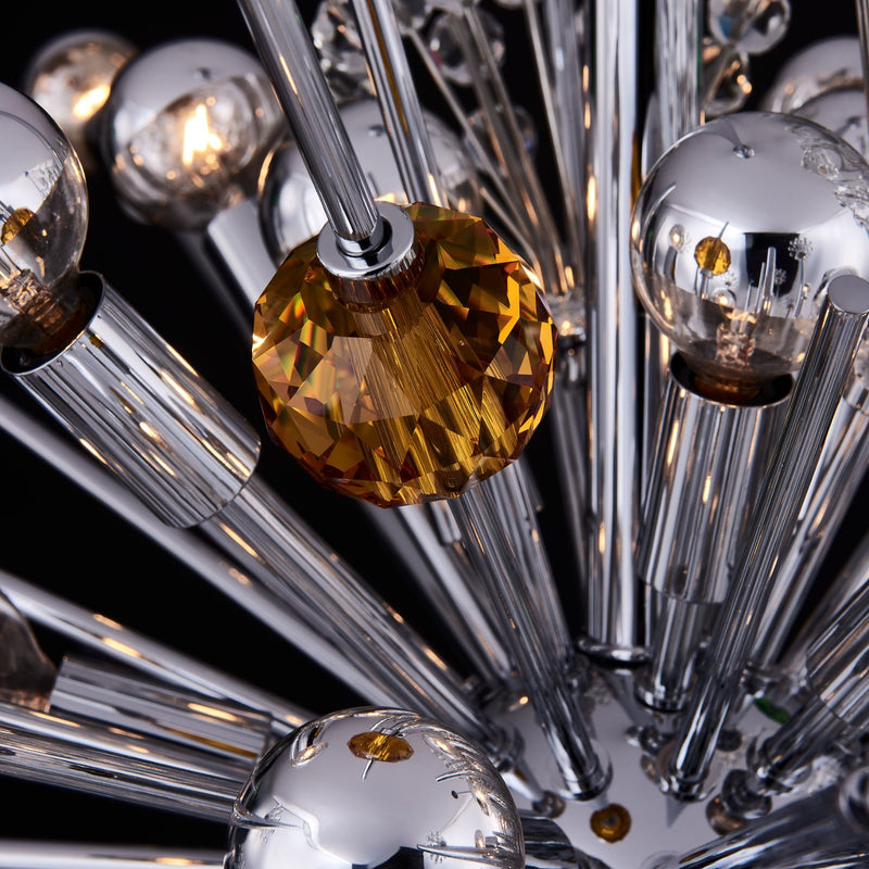 Constellation 30-Light 47" Chandelier in Polished Chrome