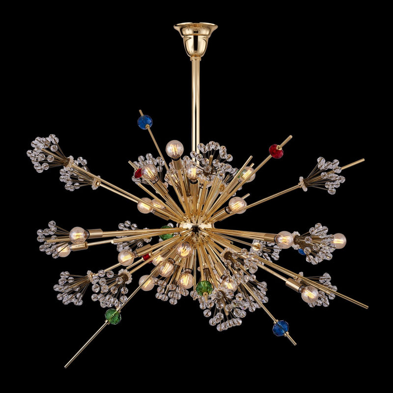 Constellation 30-Light 47" Chandelier in Gold