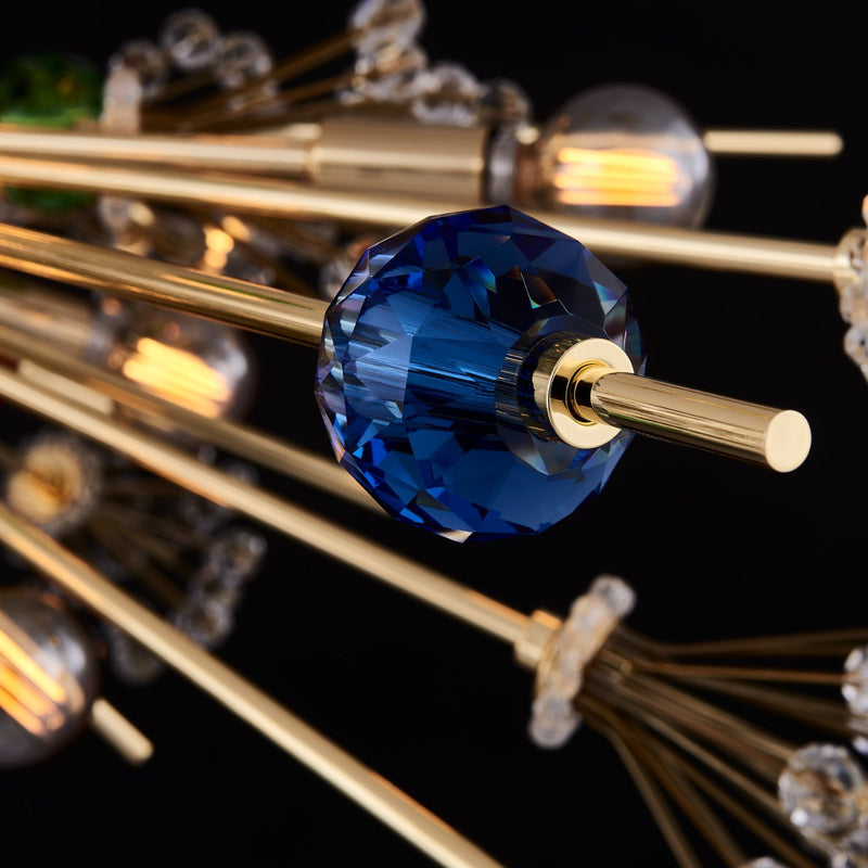 Constellation 30-Light 47" Chandelier in Gold