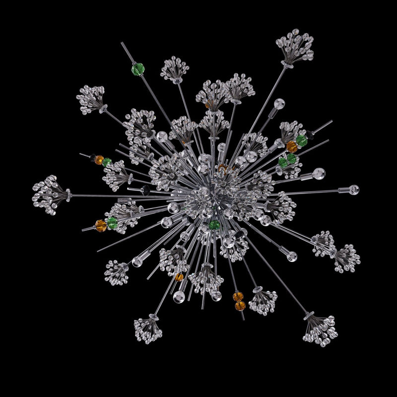 Constellation 46-Light Chandelier in Polished Chrome