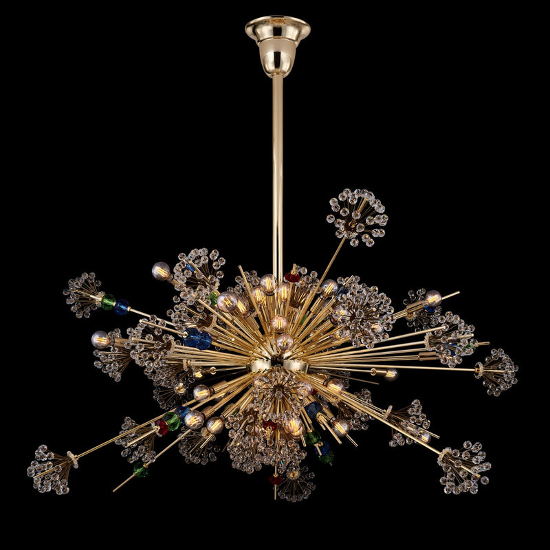 Constellation 46-Light Chandelier in Gold