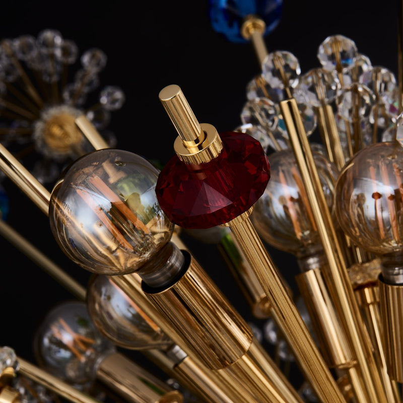 Constellation 46-Light Chandelier in Gold