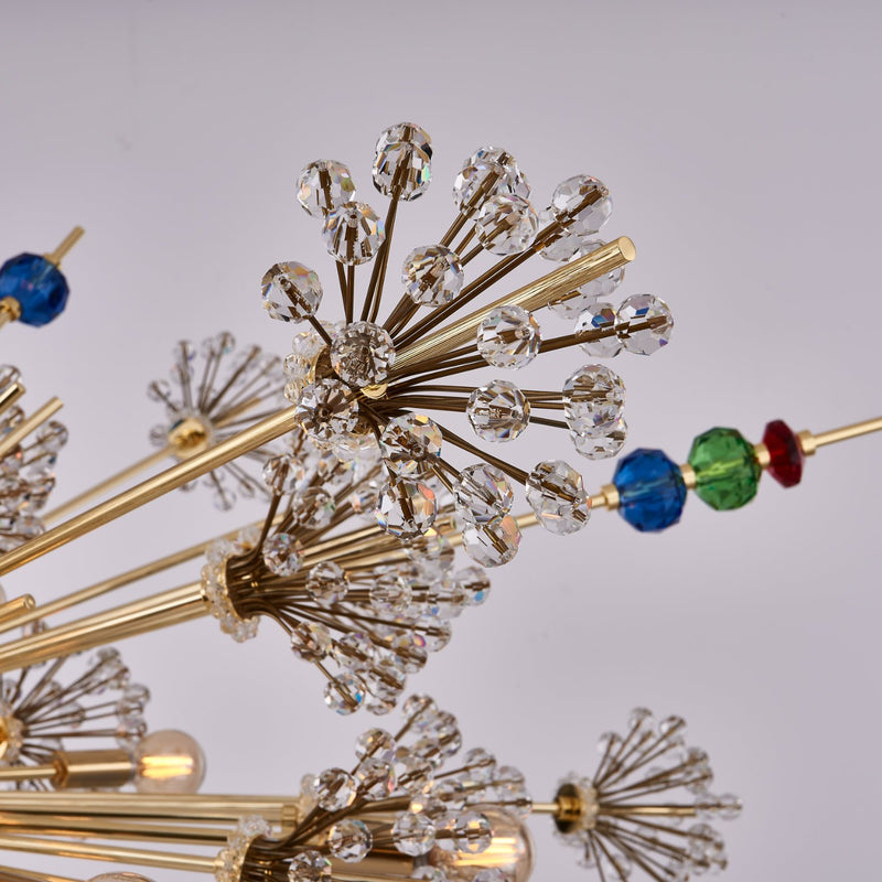 Constellation 46-Light Chandelier in Gold