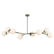 Rebel 8-Light 57" Chandelier in Antique Gold