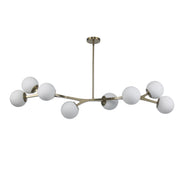Rebel 8-Light 57" Chandelier in Antique Gold