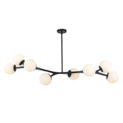 Rebel 8-Light 57" Chandelier in Black