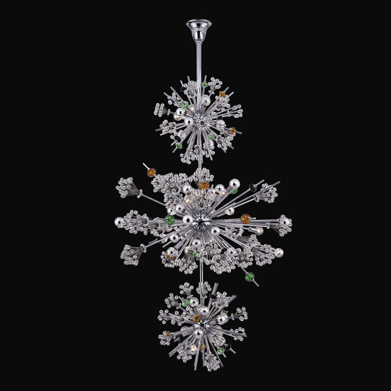 Constellation 50-Light Foyer Chandelier in Polished Chrome