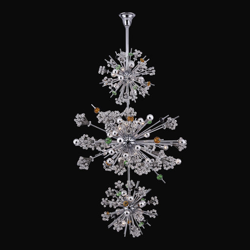 Constellation 50-Light Foyer Chandelier in Polished Chrome