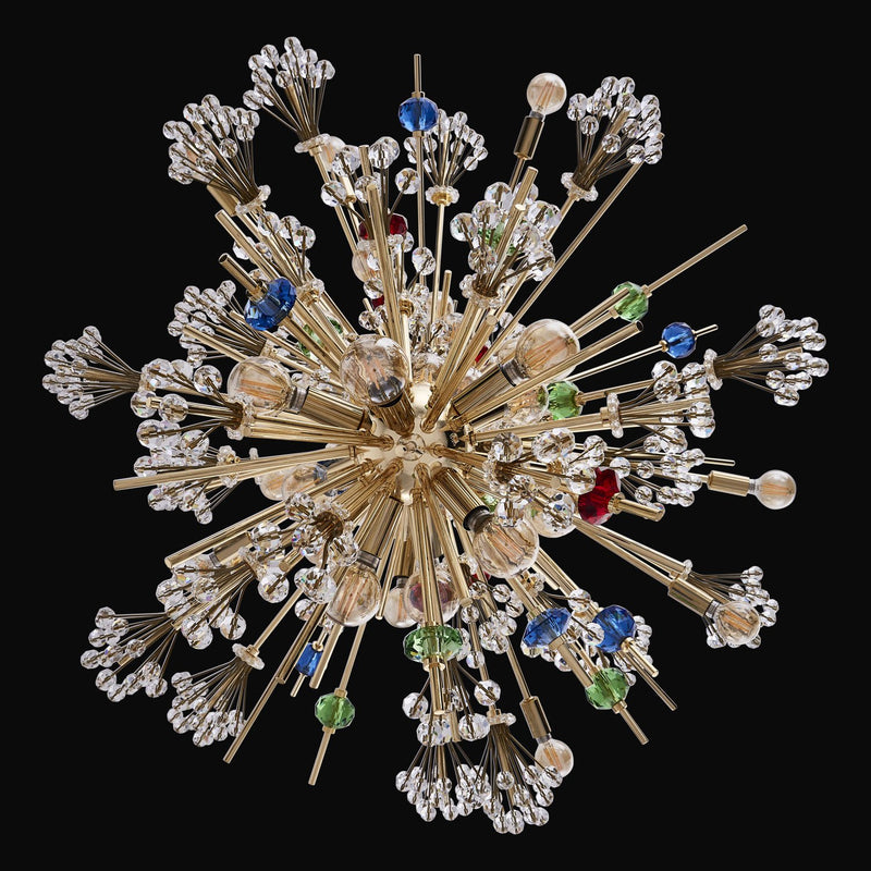 Constellation 50-Light Foyer Chandelier in Gold