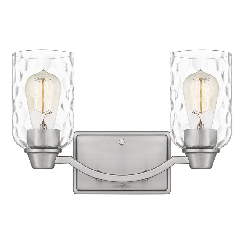Acacia 2-Light Bath Vanity Light in Brushed Nickel