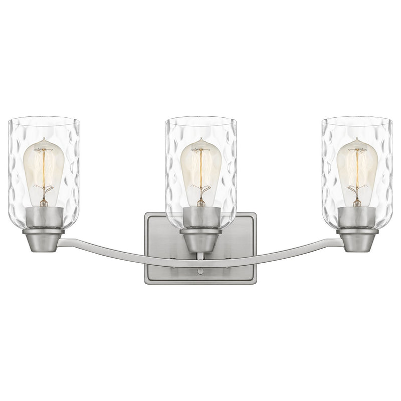 Acacia 3-Light Bath Vanity Light in Brushed Nickel