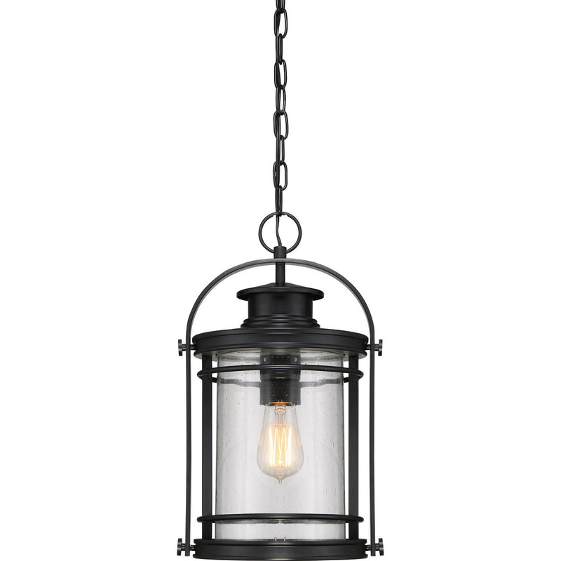 Booker Mini Lantern Pendant in Mystic Black