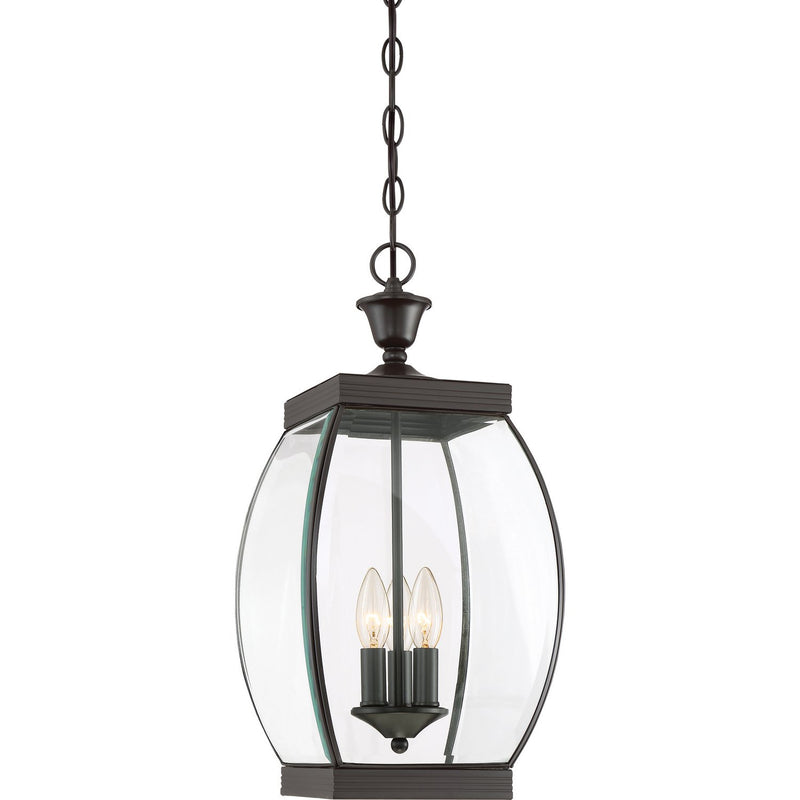 Oasis 3-Light Mini Lantern Pendant in Medici Bronze