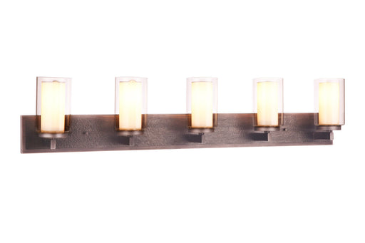 Texture 5 Light 42" Vanity in Natural Iron/Vintage Iron