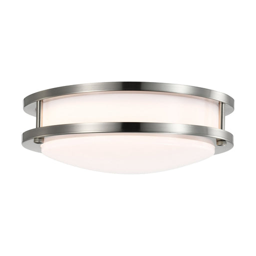 10.32" LED Drum Flush Mount in Brushed Nickel