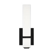Milan LED Bath Sconce in Nightshade Black