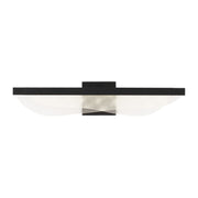 Nyra 25 Bath Vanity Light in Nightshade Black