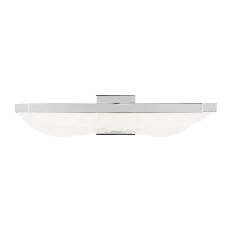 Nyra 25 Bath Vanity Light in Polished Nickel