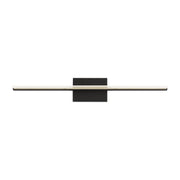 Span 36 Bath Vanity Light in Direct and Indirect Nightshade Black