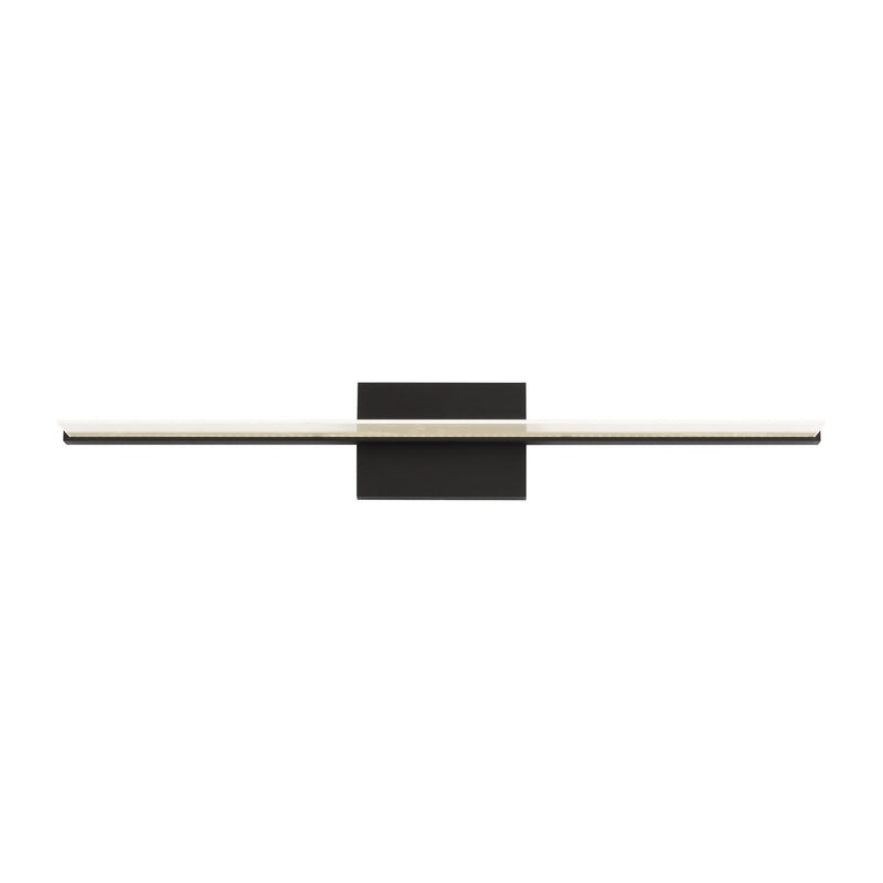 Span 36 Bath Vanity Light in Direct and Indirect Nightshade Black