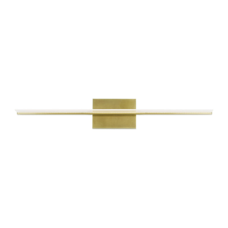 Span 36 Bath Vanity Light in Direct and Indirect Plated Brass