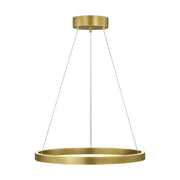 Fiama 24" LED Pendant in Plated Brass