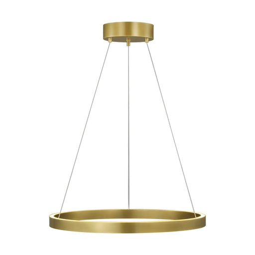 Fiama 24" LED Pendant in Plated Brass