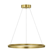 Fiama 30" LED Pendant in Plated Brass