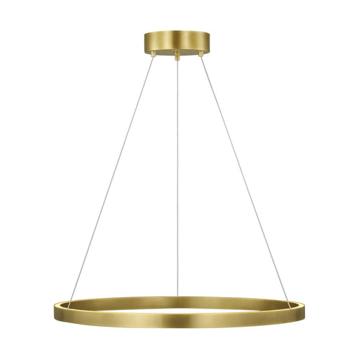 Fiama 30" LED Pendant in Plated Brass