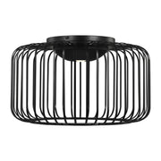 Kai 15 Flush Mount in Nightshade Black