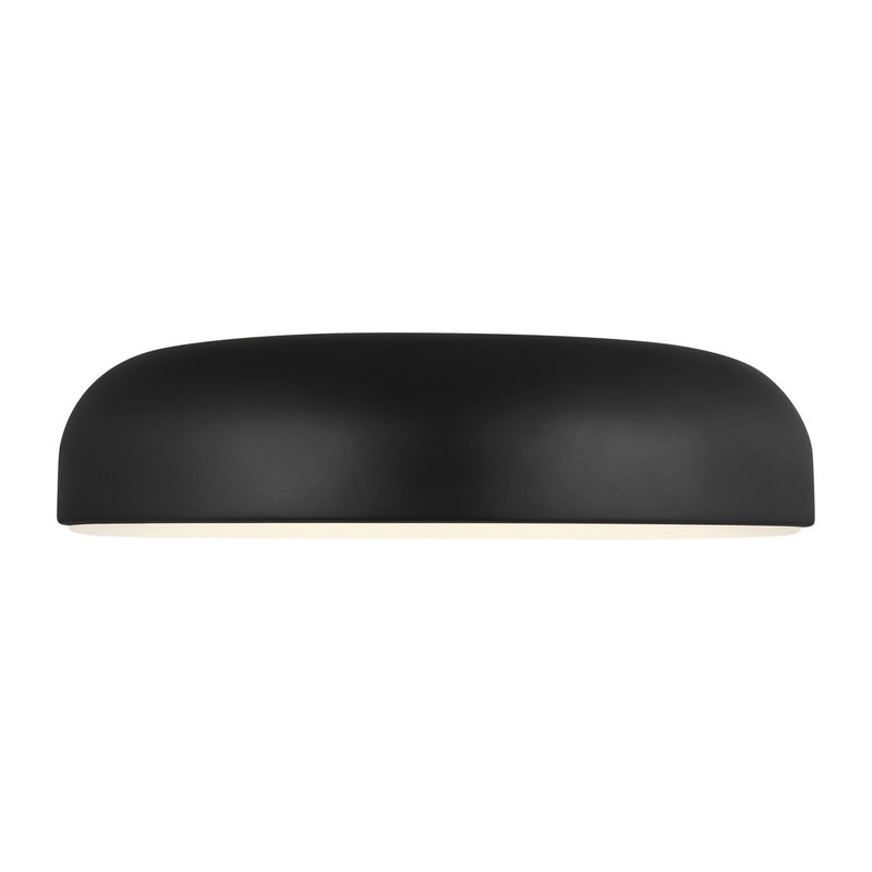 Kosa 18 Flush Mount in Nightshade Black