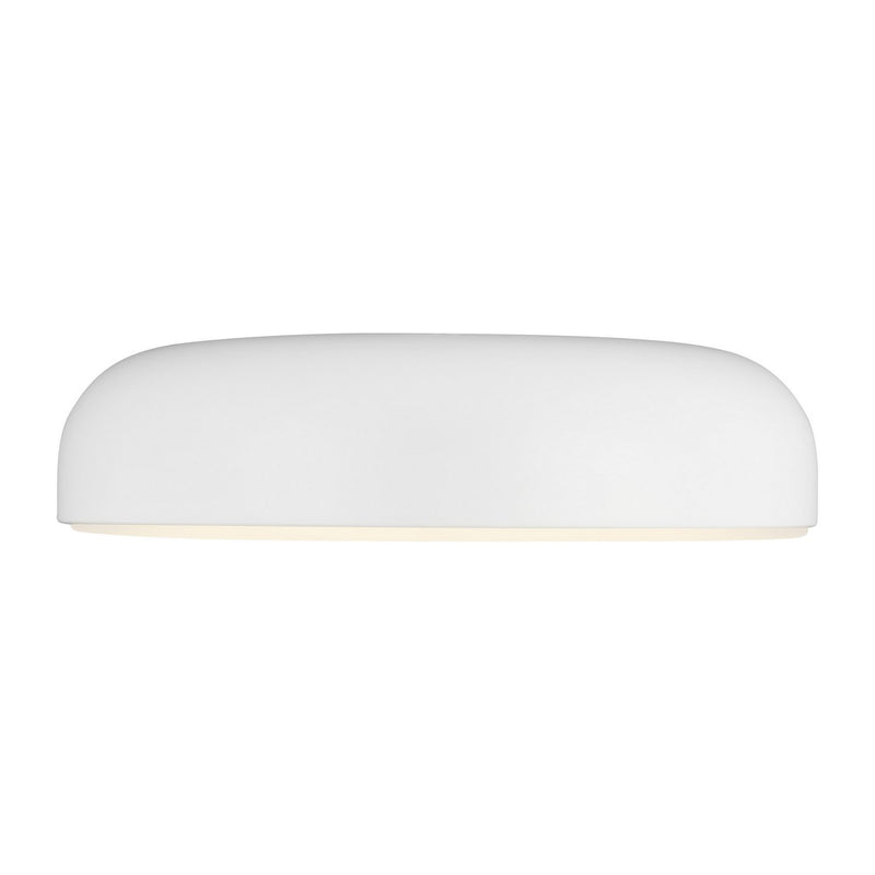 Kosa 18 Flush Mount in Matte White Integrated